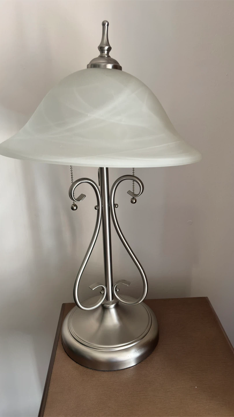 Metal Floor Lamp and side table lamp set