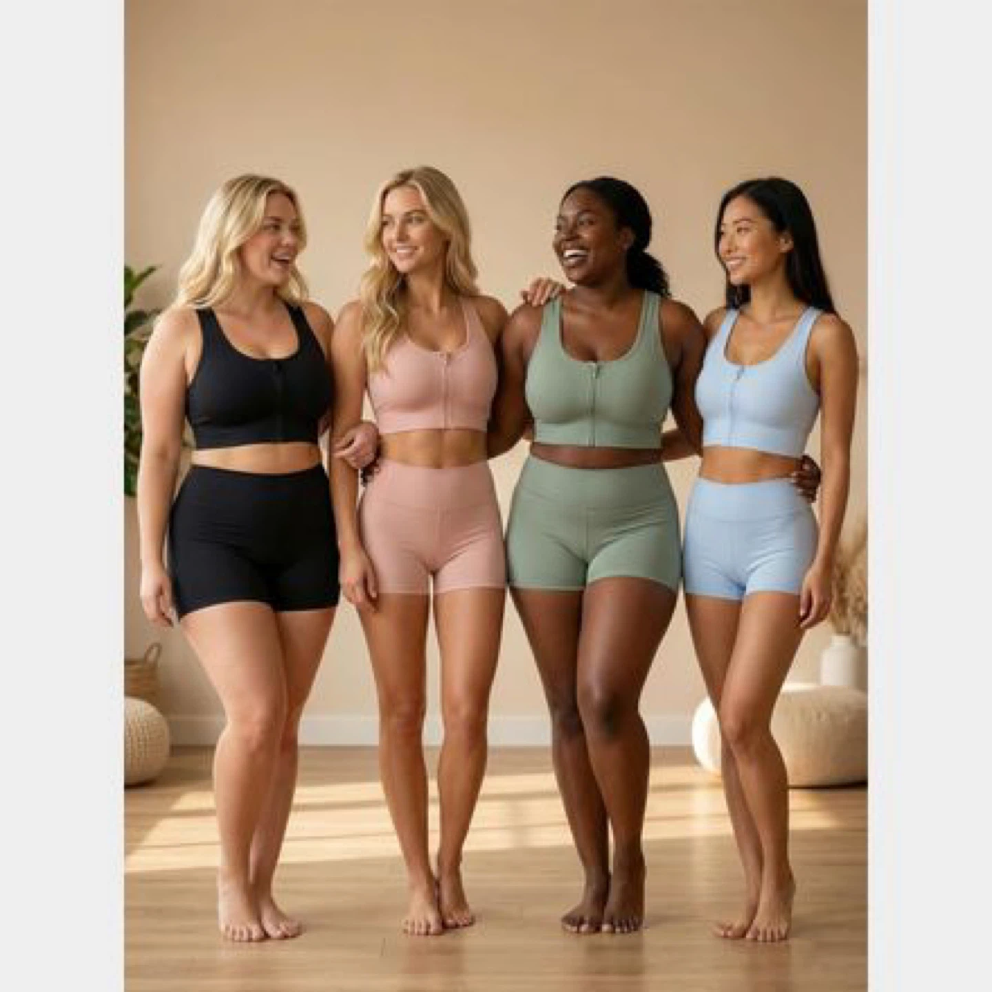Women's Sports Bra with Front Zipper - photo 2