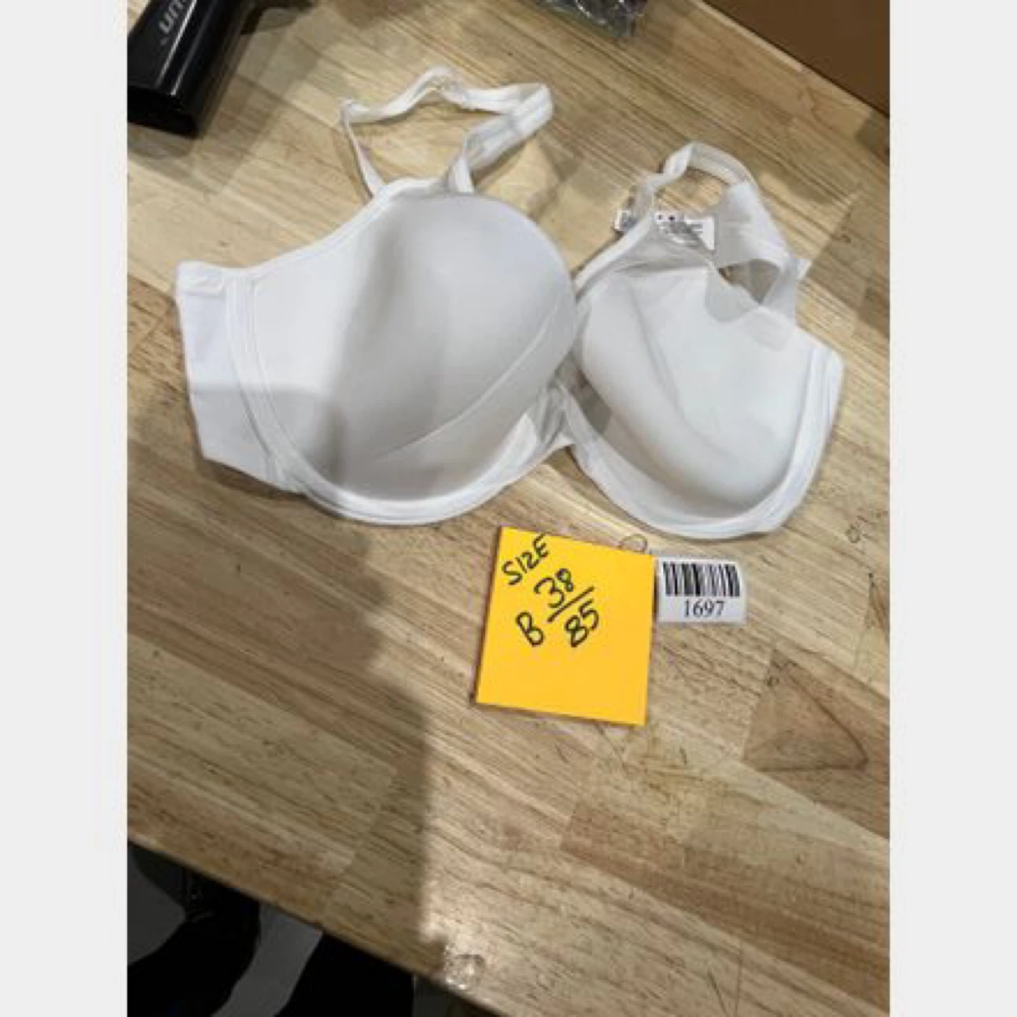 White Bra Size 38B/85