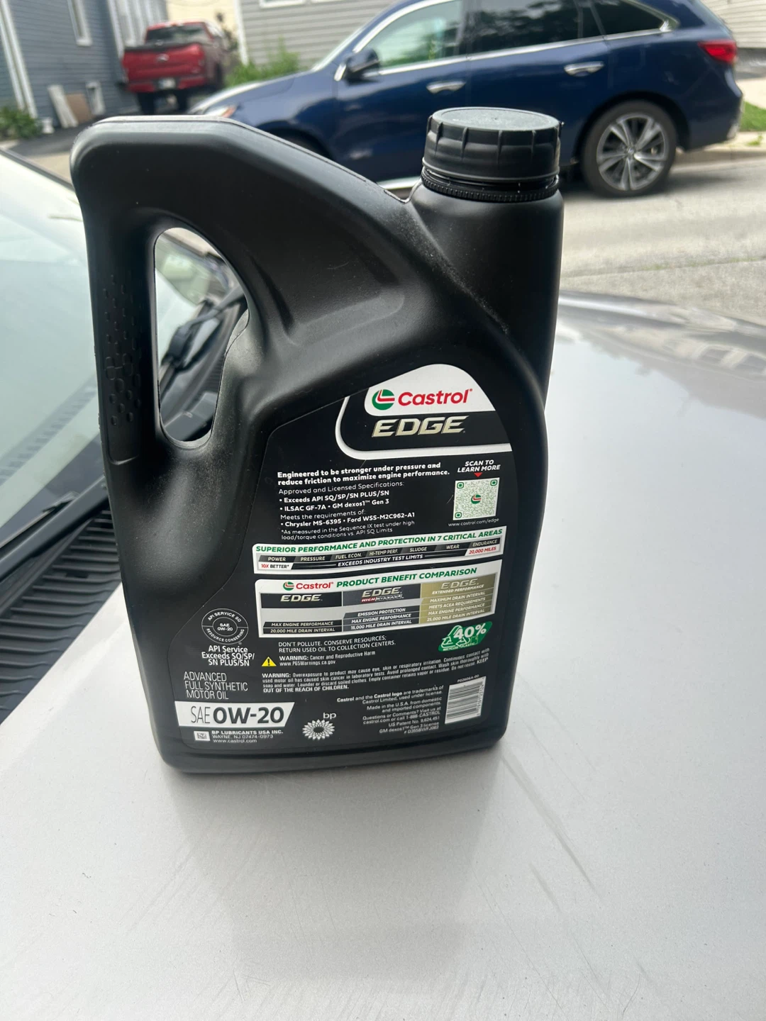 Castrol EDGE Full Synthetic Motor Oil - 5 Quarts - photo 2