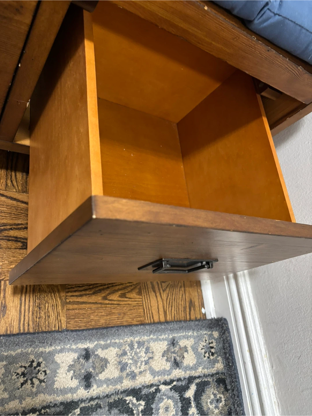 Pottery Barn Wood Bench and Matching Shelf - photo 3