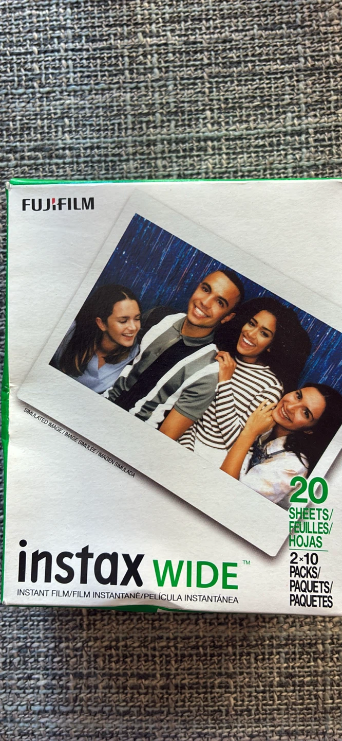 New Fujifilm Instax Wide Film - 20 Sheets