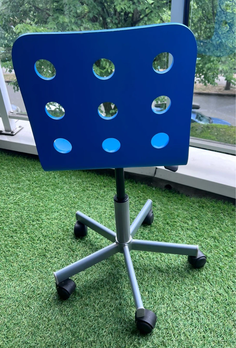 IKEA JULES Blue Office Chair - photo 2