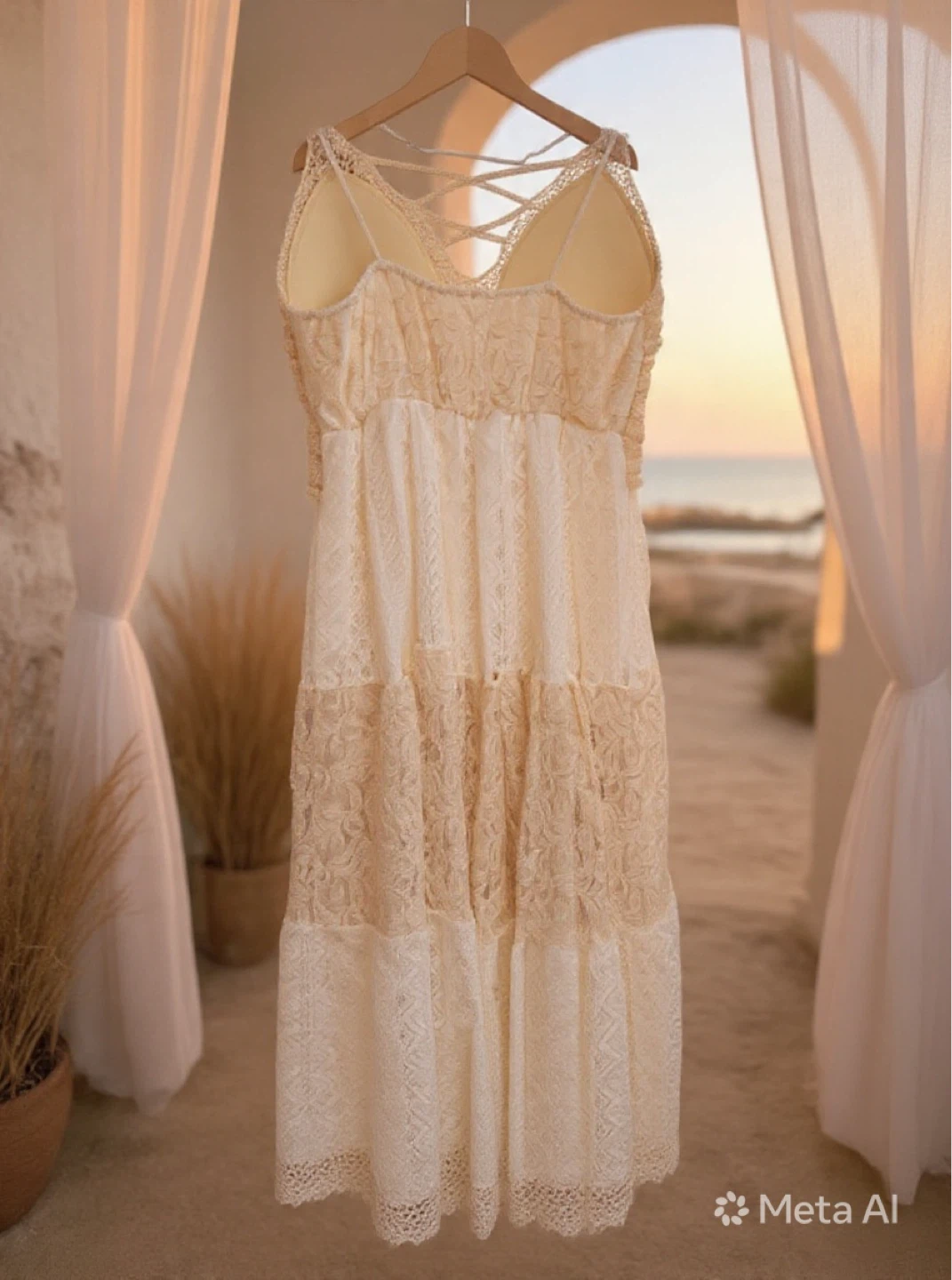 Bohemian Lace Tiered Dress - photo 2