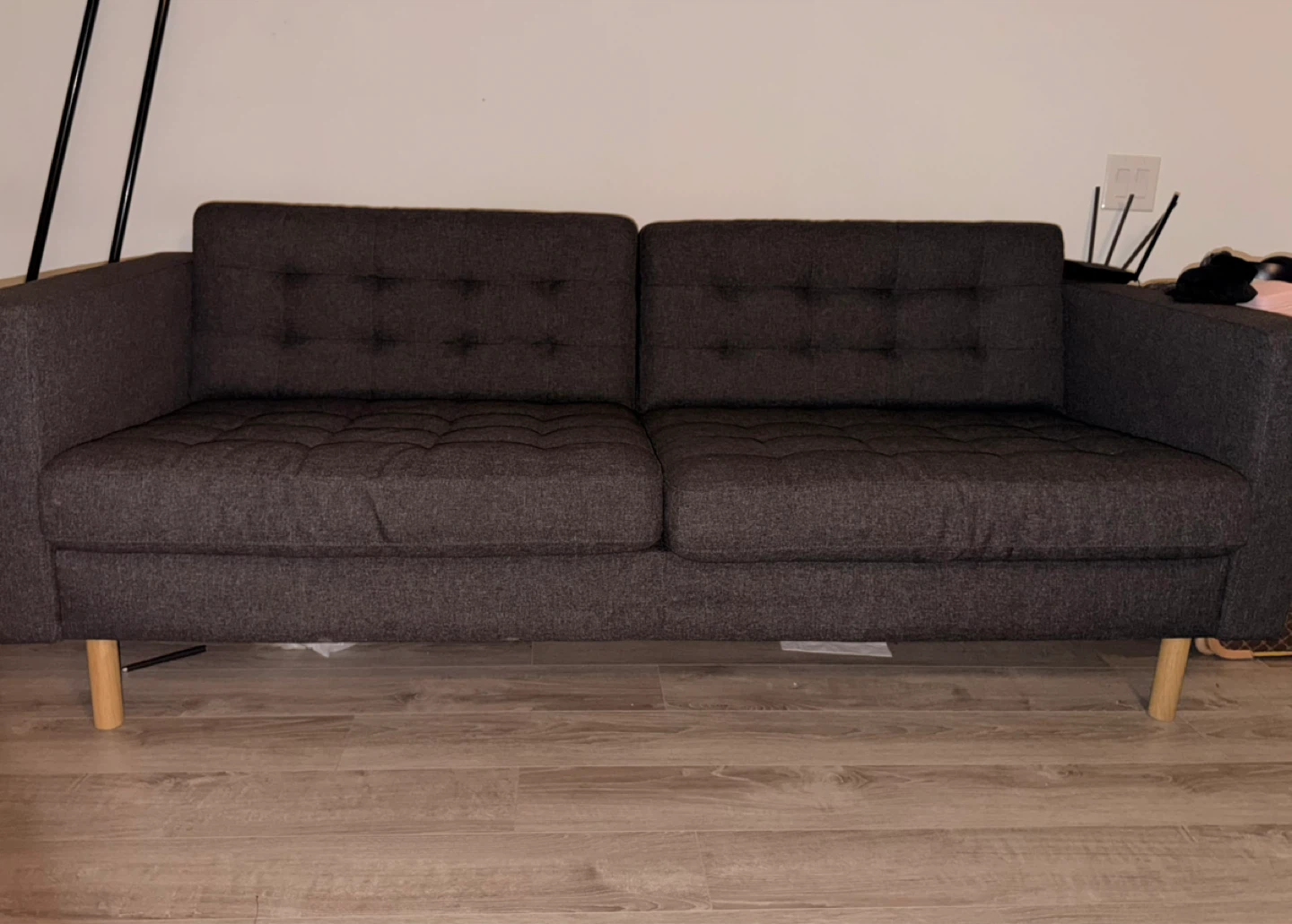 Dark Grey / Black Sofa Couch