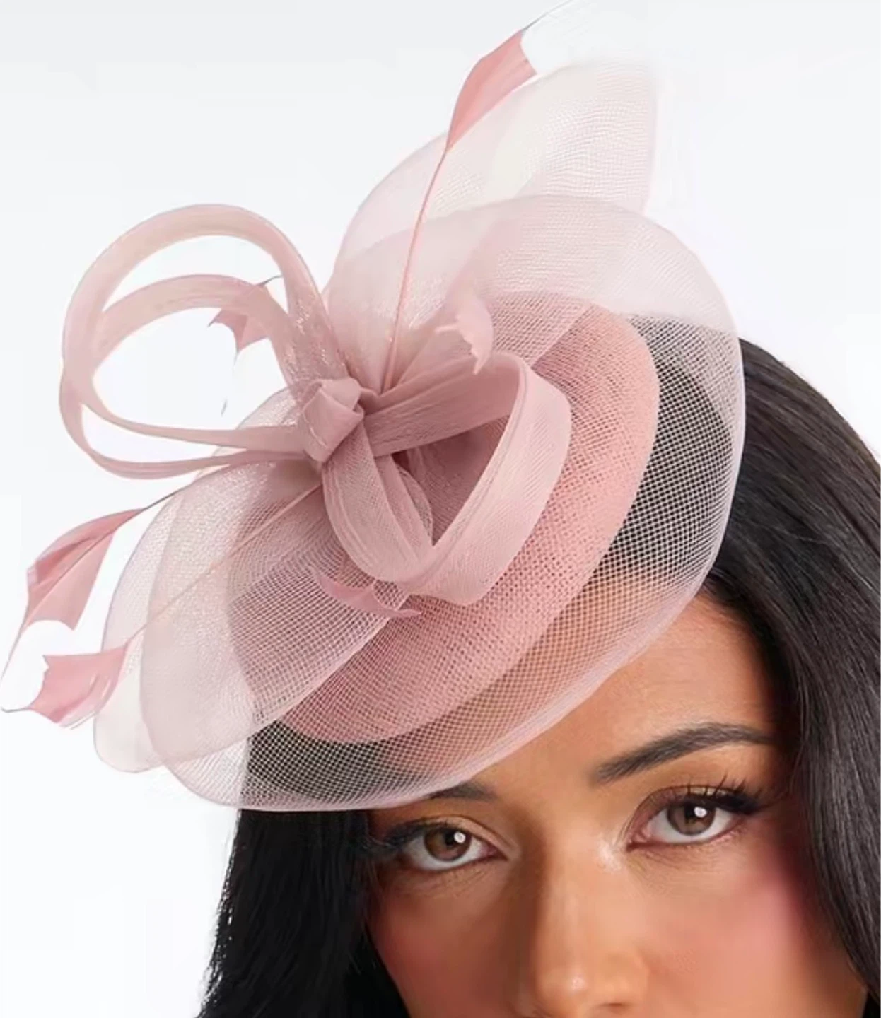 Rose Of The Run Fascinator - Pink