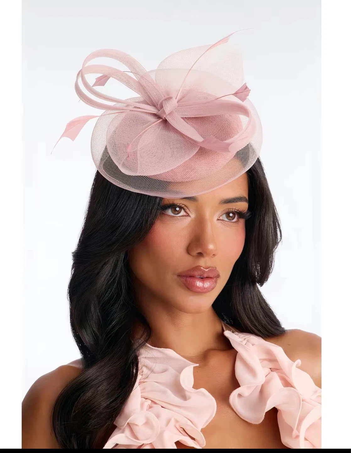 Rose Of The Run Fascinator - Pink - photo 2