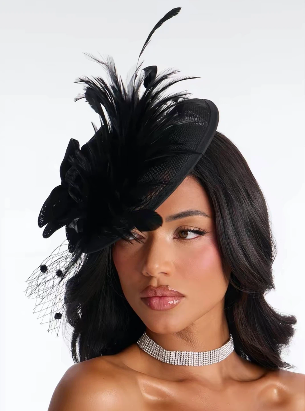 Talk Derby To Me Fascinator - Black