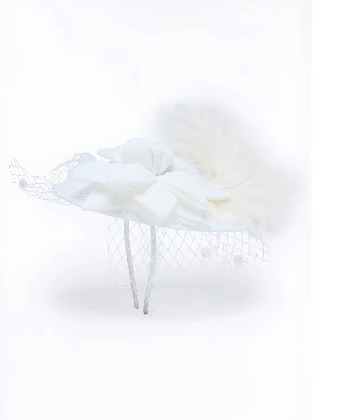 Talk Derby To Me Fascinator - White - photo 2