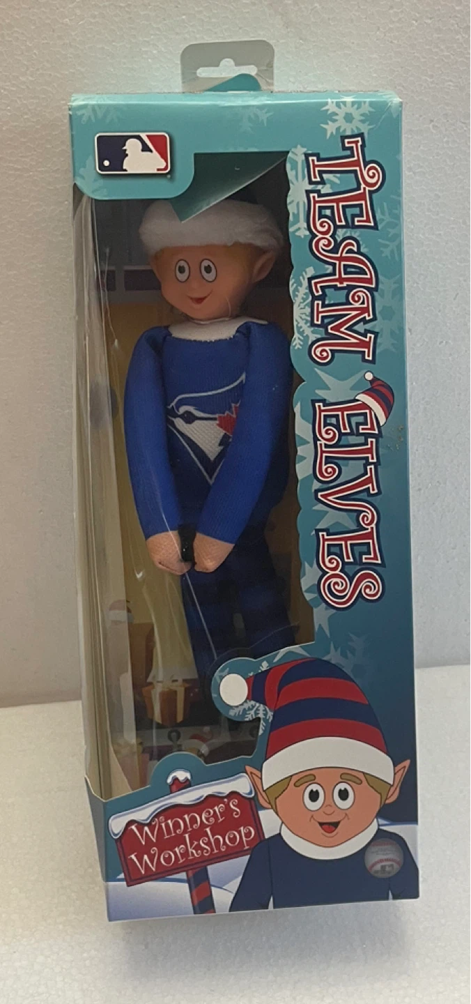 NIB TORONTO BLUE JAYS MLB Elf on the Shelf Christmas Elf