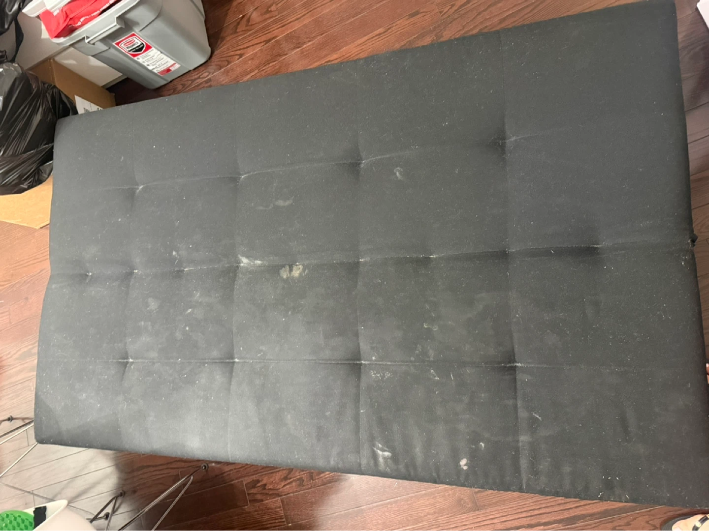 Black Futon Sofa Bed - photo 3