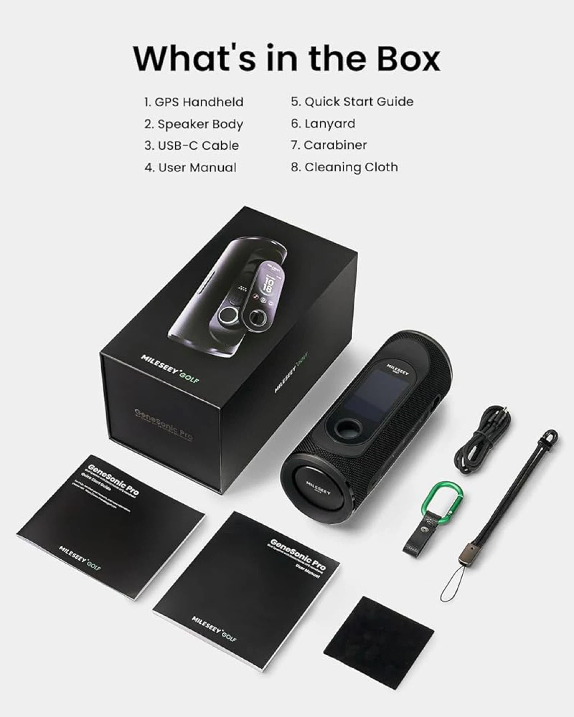 MiLESEEY Golf Speaker with GPS Rangefinder - photo 3