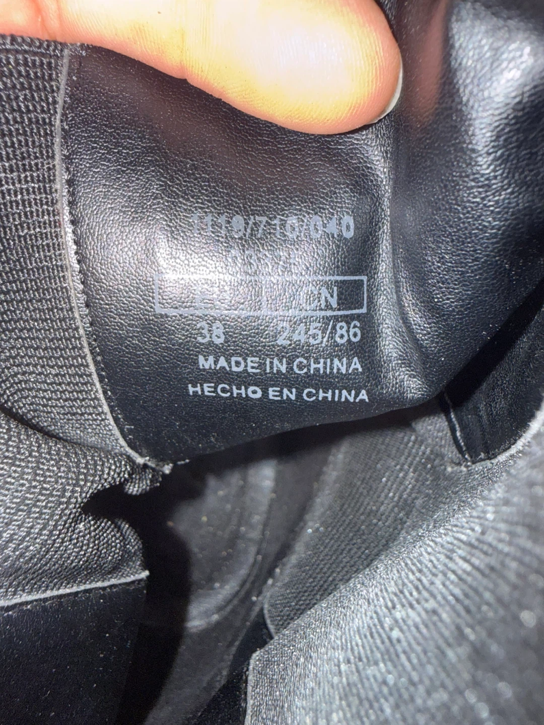 Zara Black Leather Chelsea Boots - photo 5