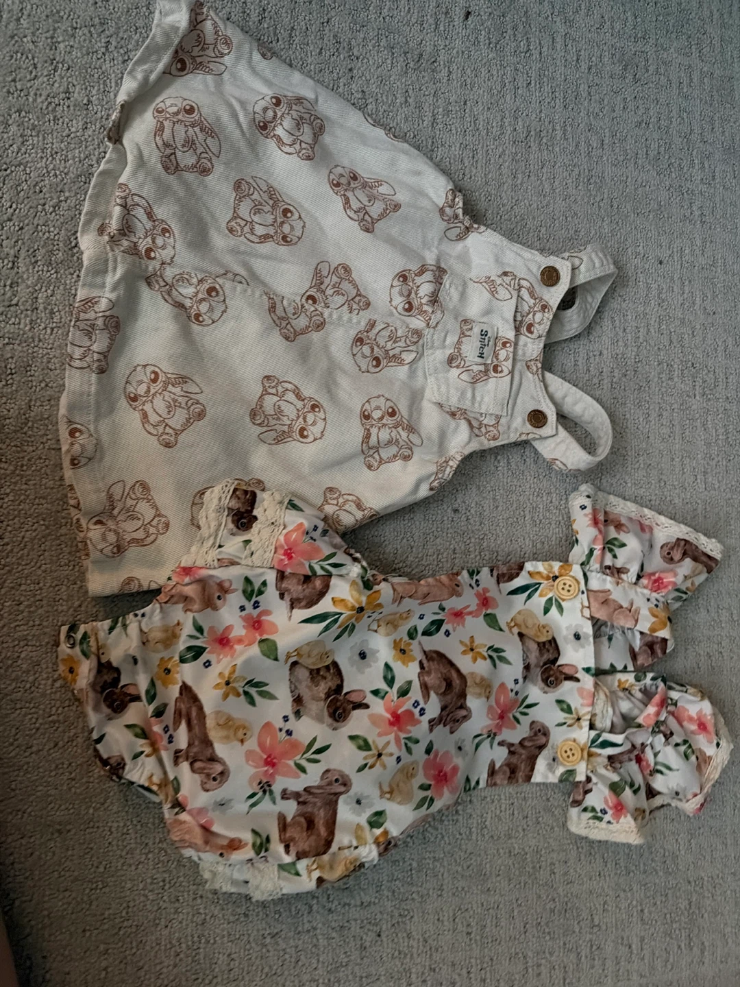 Baby Overalls and Romper Set
