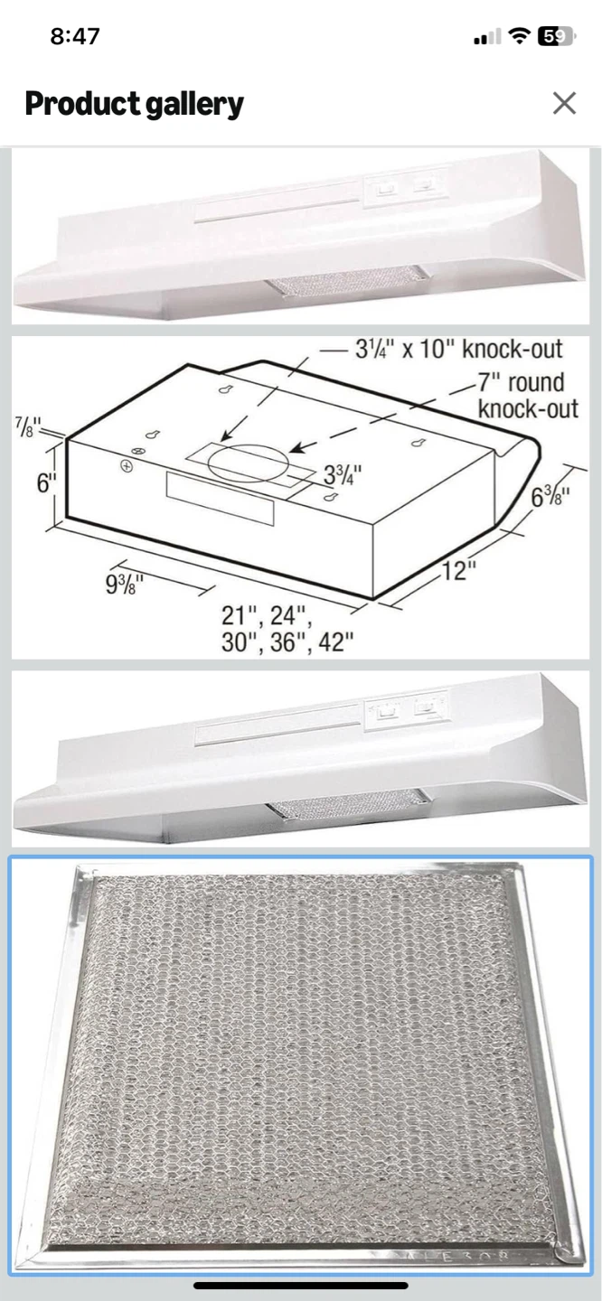 Air King Range Hood 30-Inch Wide - photo 2