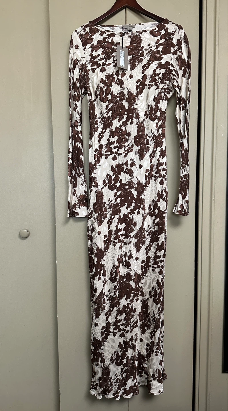 River Island abstract leopard dress - photo 2
