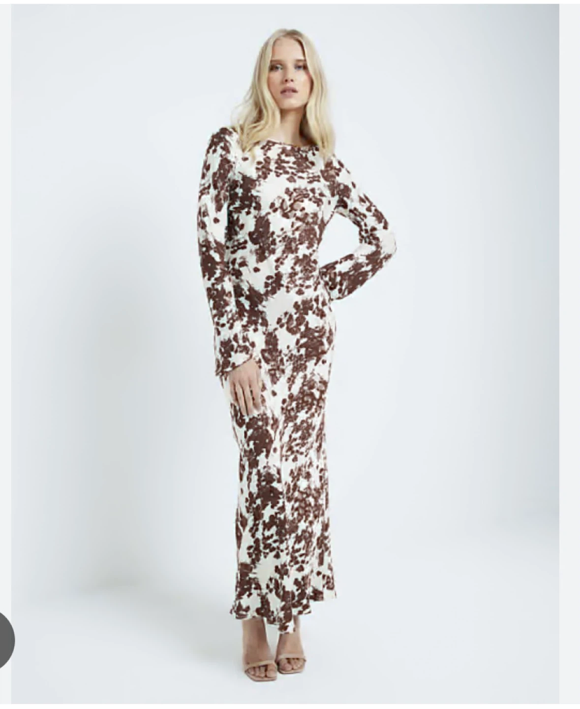 River Island abstract leopard dress