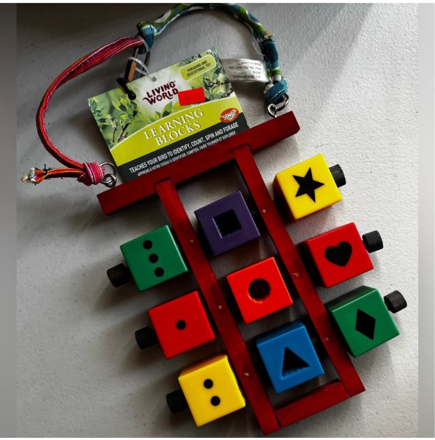 Living World Learning Blocks Bird Toy