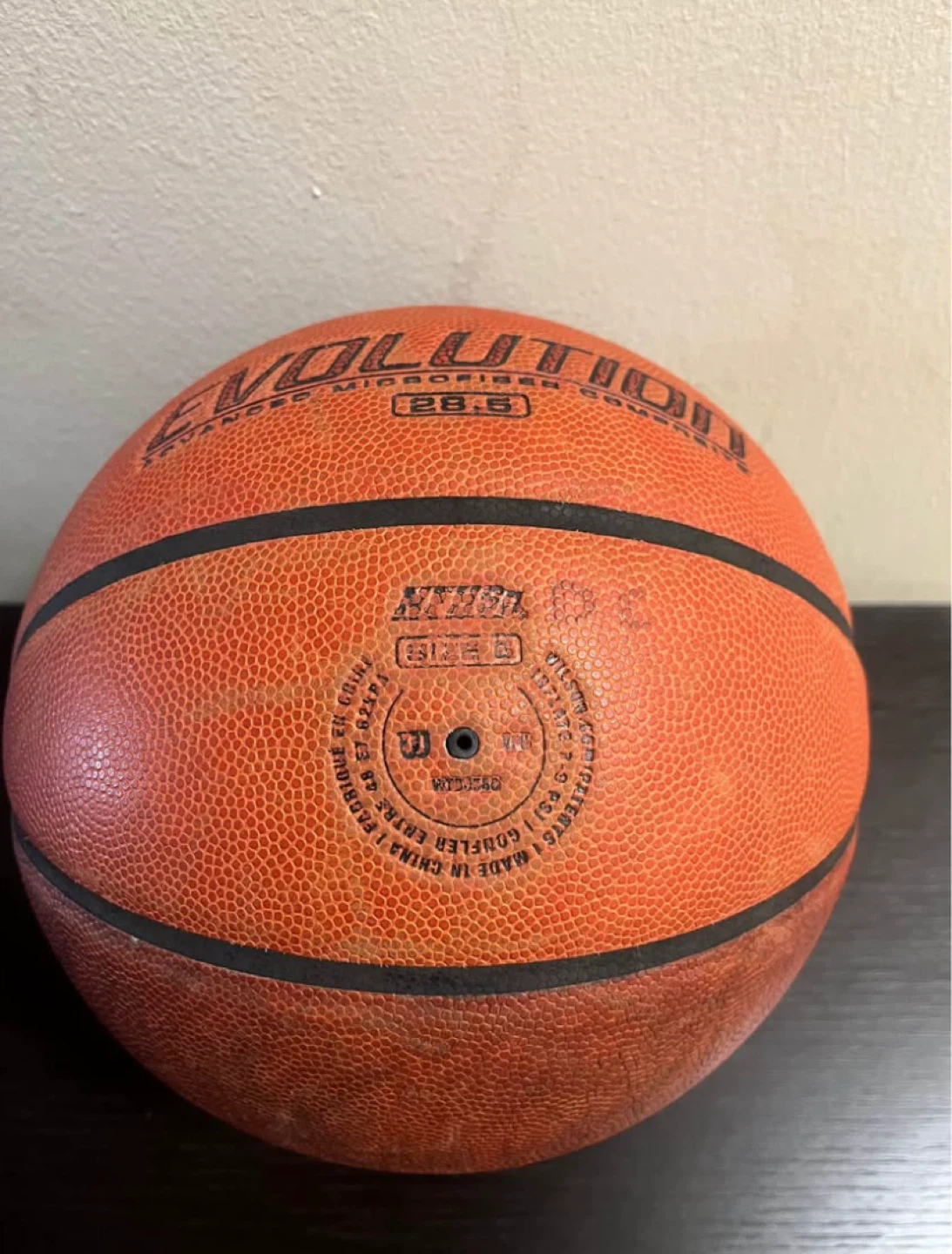Wilson Evolution Indoor Game Basketball Size 6 - photo 2