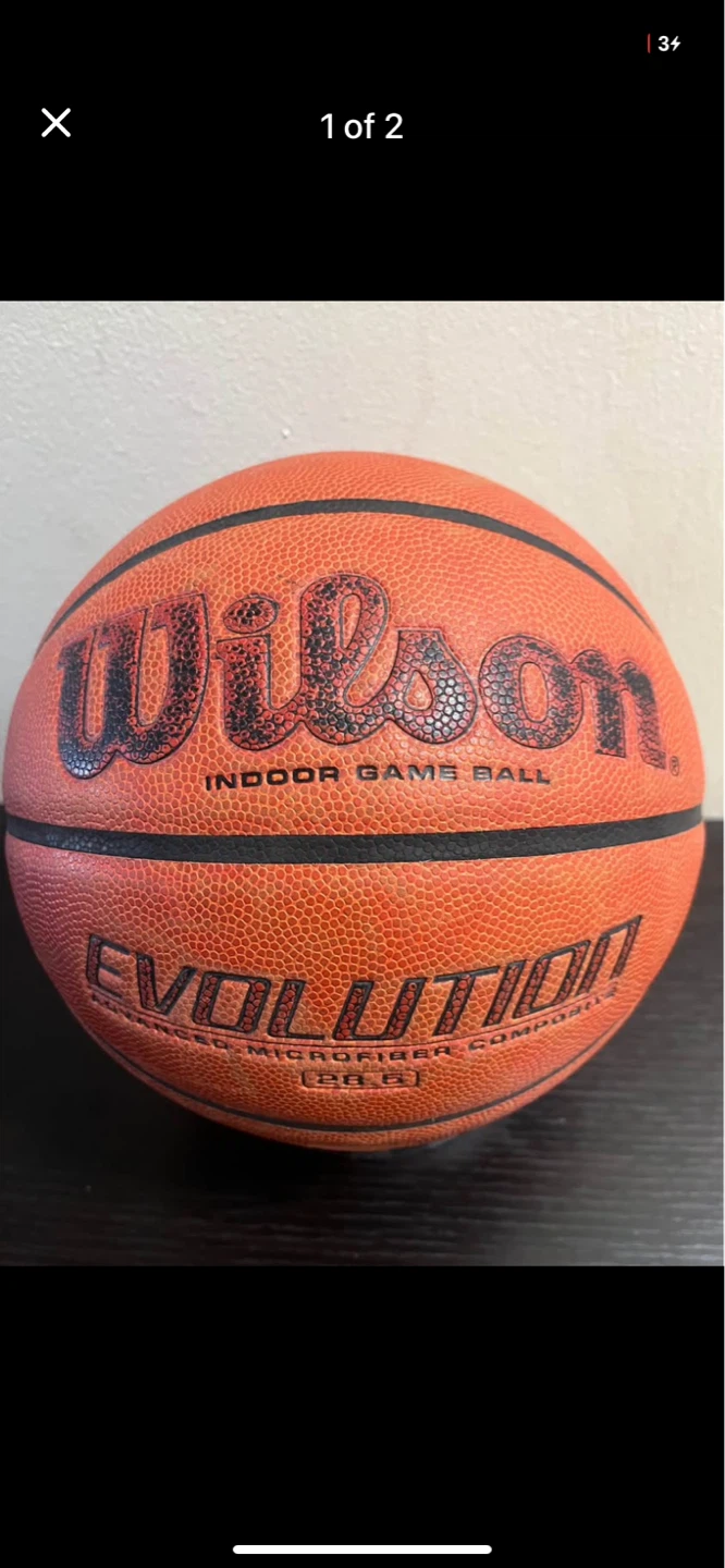 Wilson Evolution Indoor Game Basketball Size 6