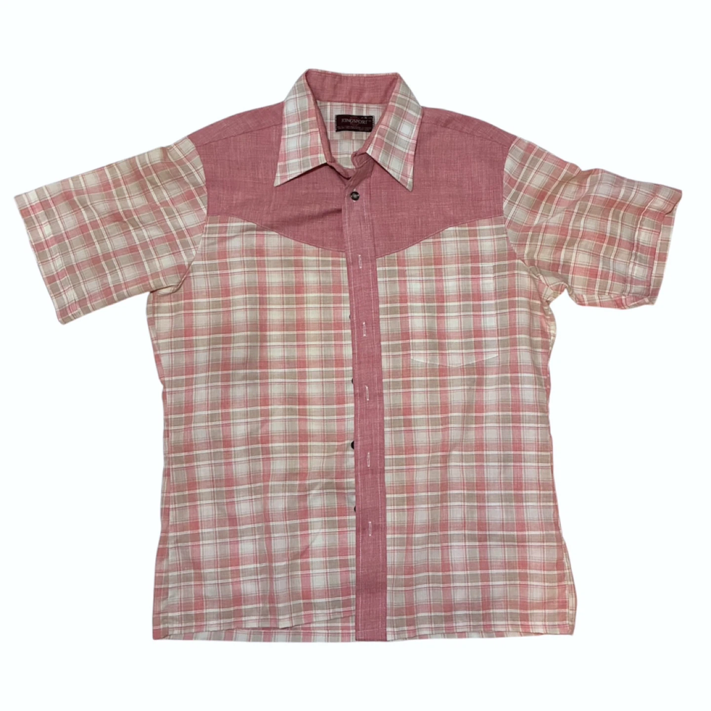 Men’s Vintage Short Sleeve Button Down Shirt 3 PC Bundle Medium - photo 5