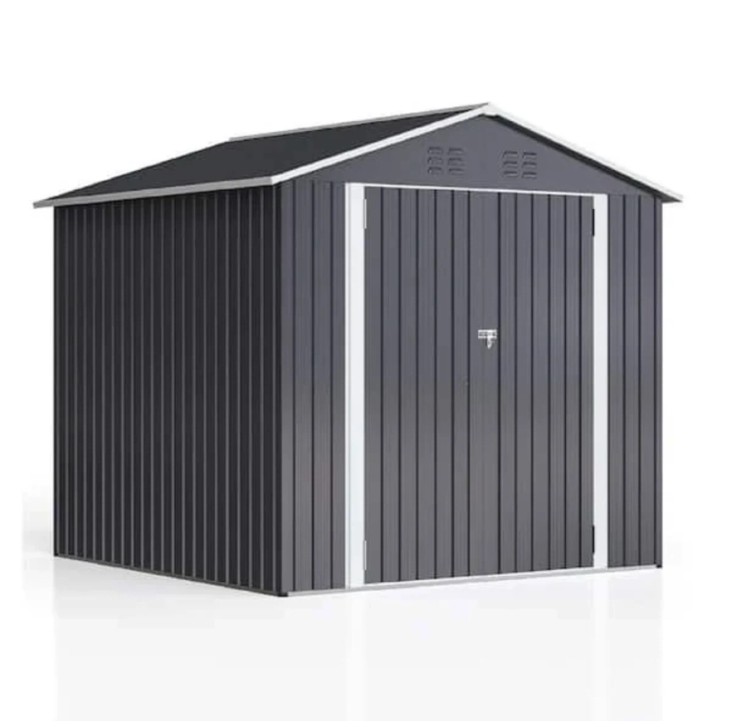 BRAND NEW- 7.4 x 7.4 ft Metal Storage Shed+Lockable Doors