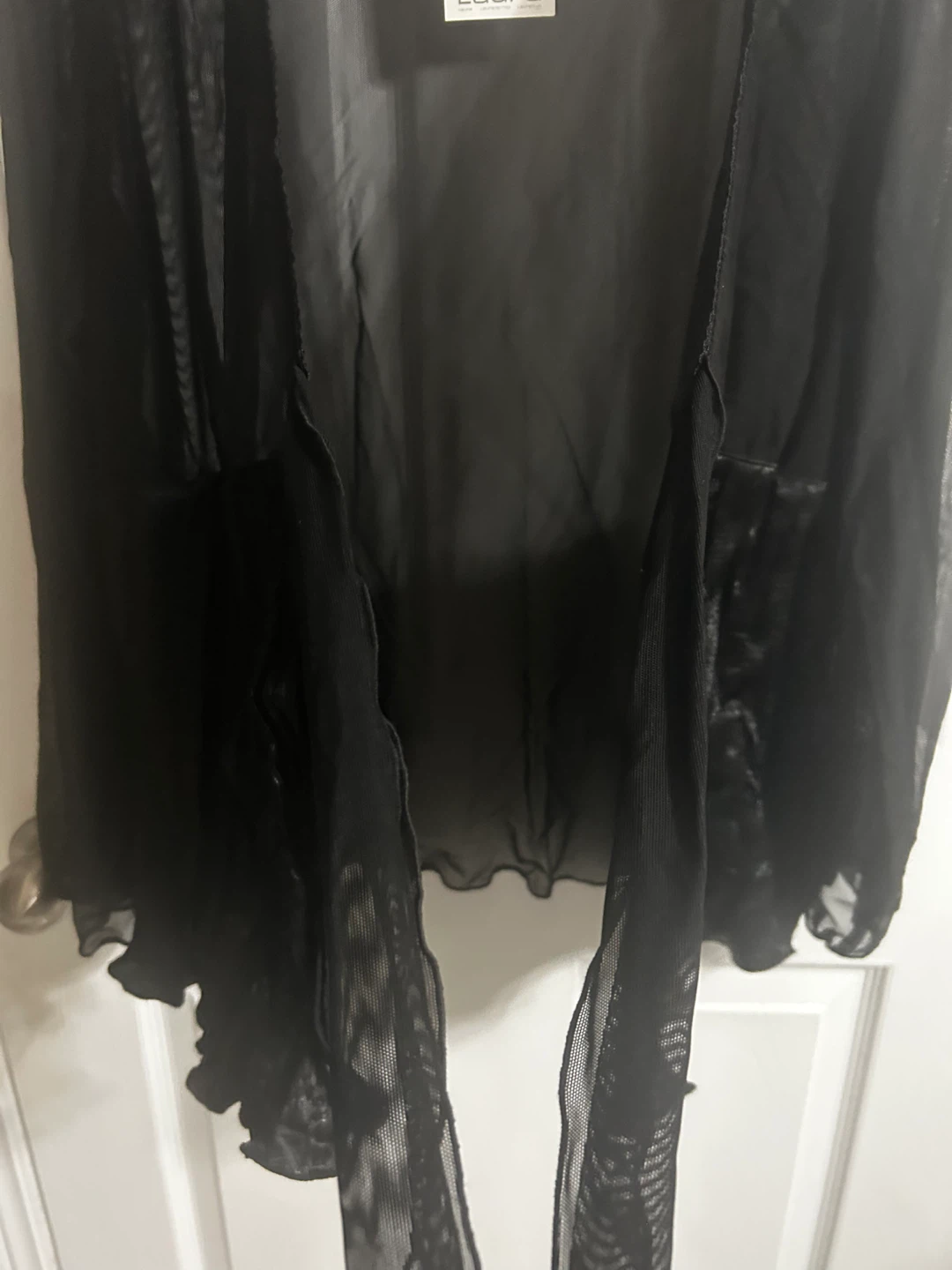 Laura Plus Sheer Black Kimono Style Cardigan - photo 2