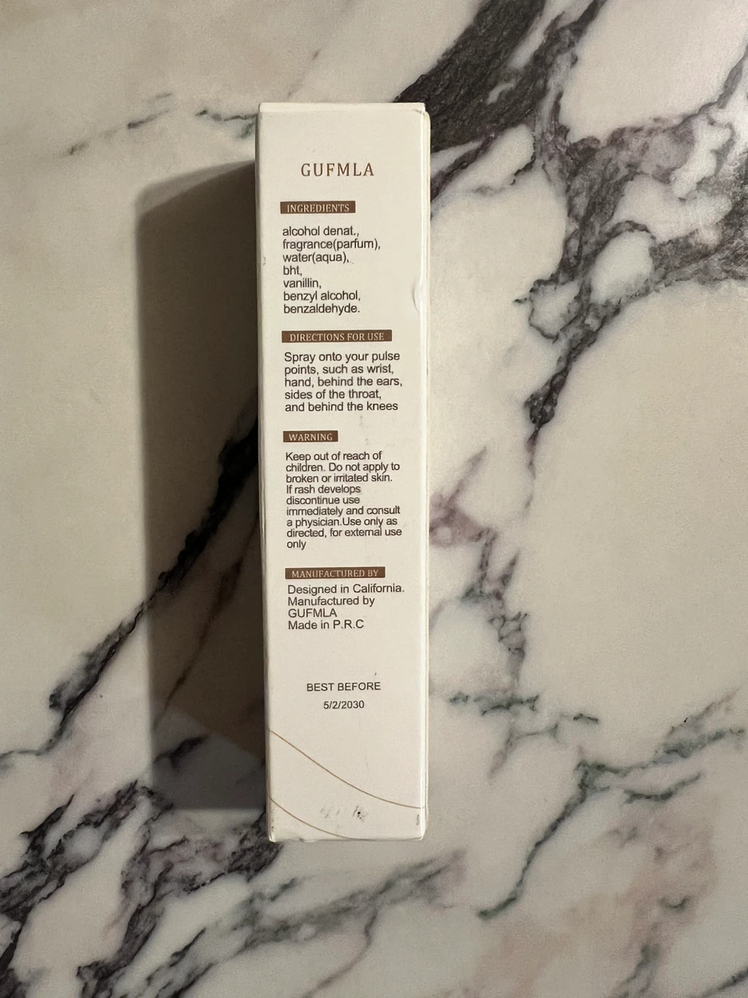 GUFMLA Vanilla Soufflé Perfume - photo 3