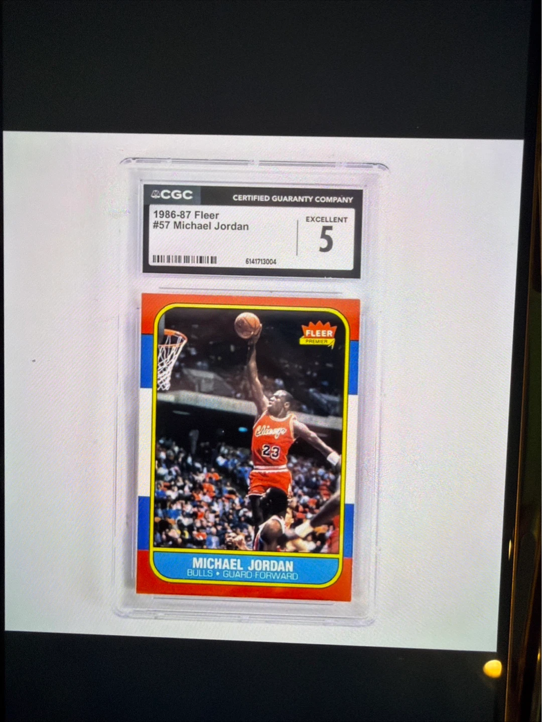 1986-87 Fleer Michael Jordan #57 CGC 5