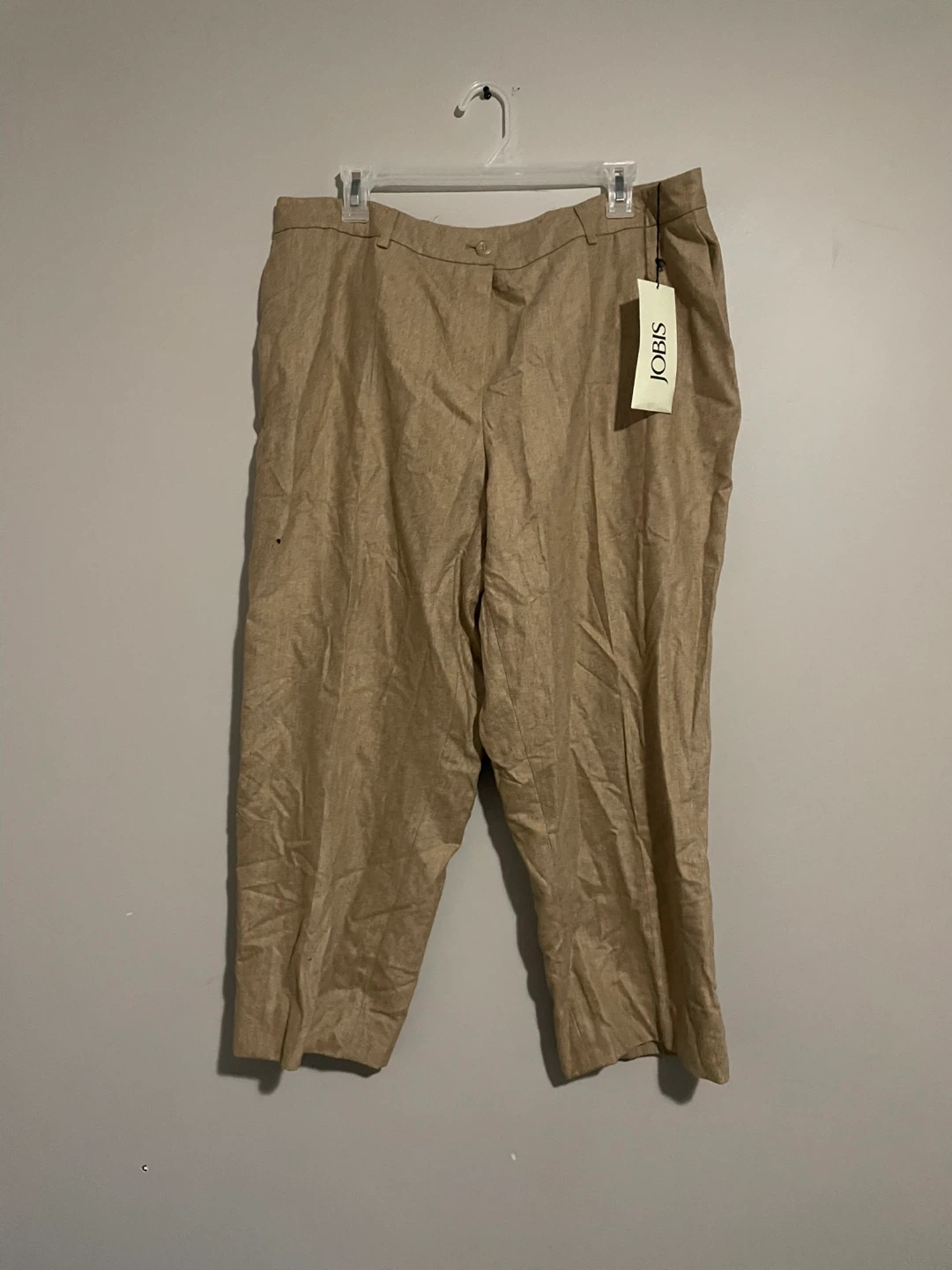 JOBIS Linen Blend Cropped Pants