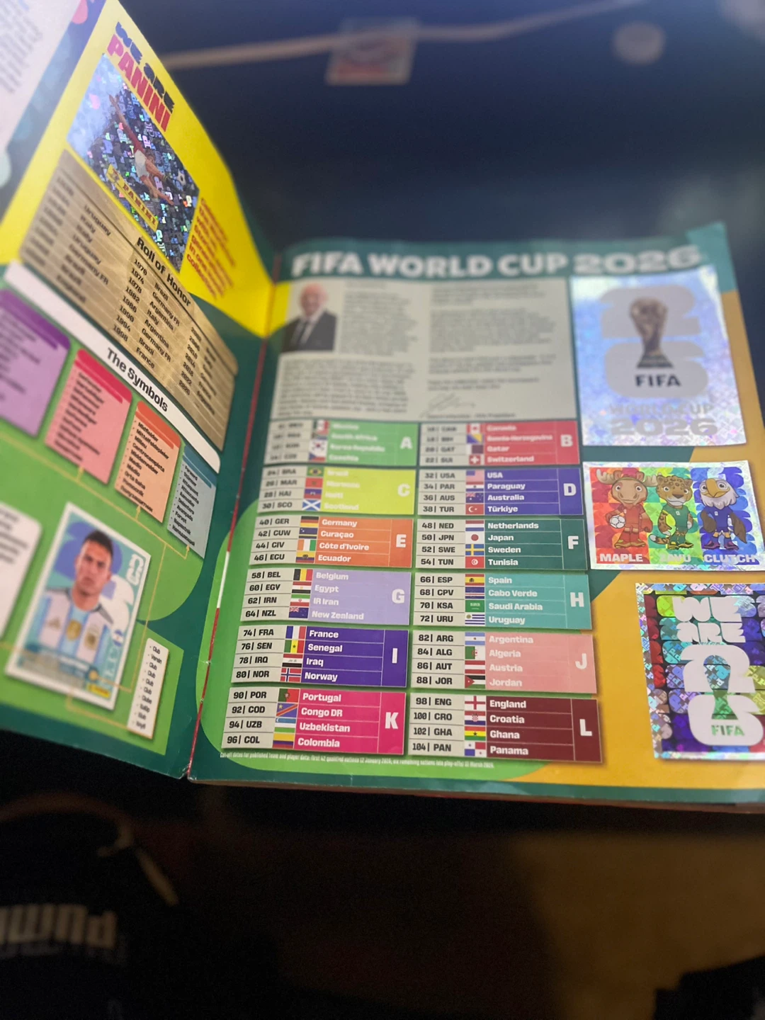 Half full panini World Cup sticker album 500+ stickers - photo 2