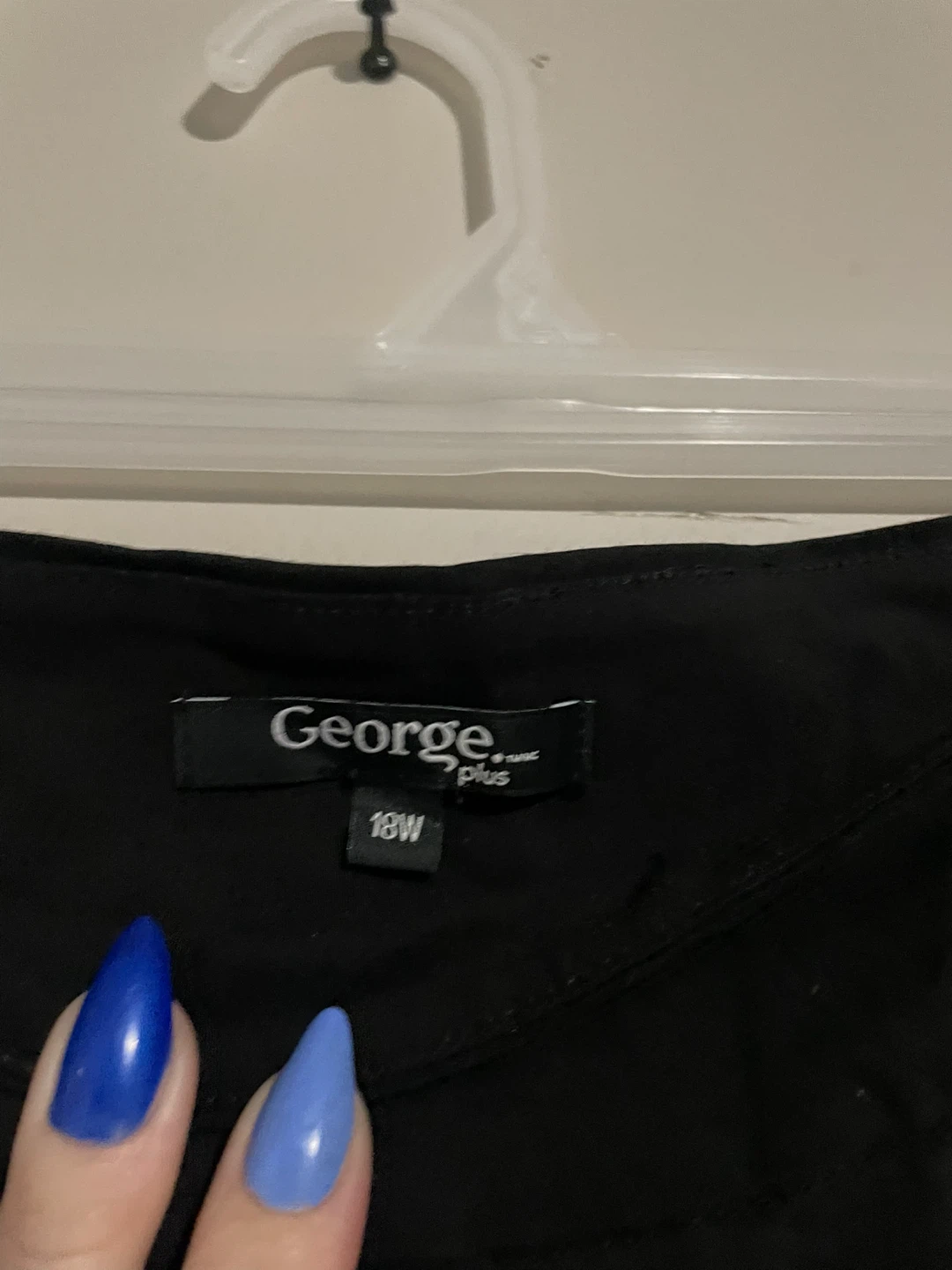 George Plus Black Cropped Pants / Capri - photo 2