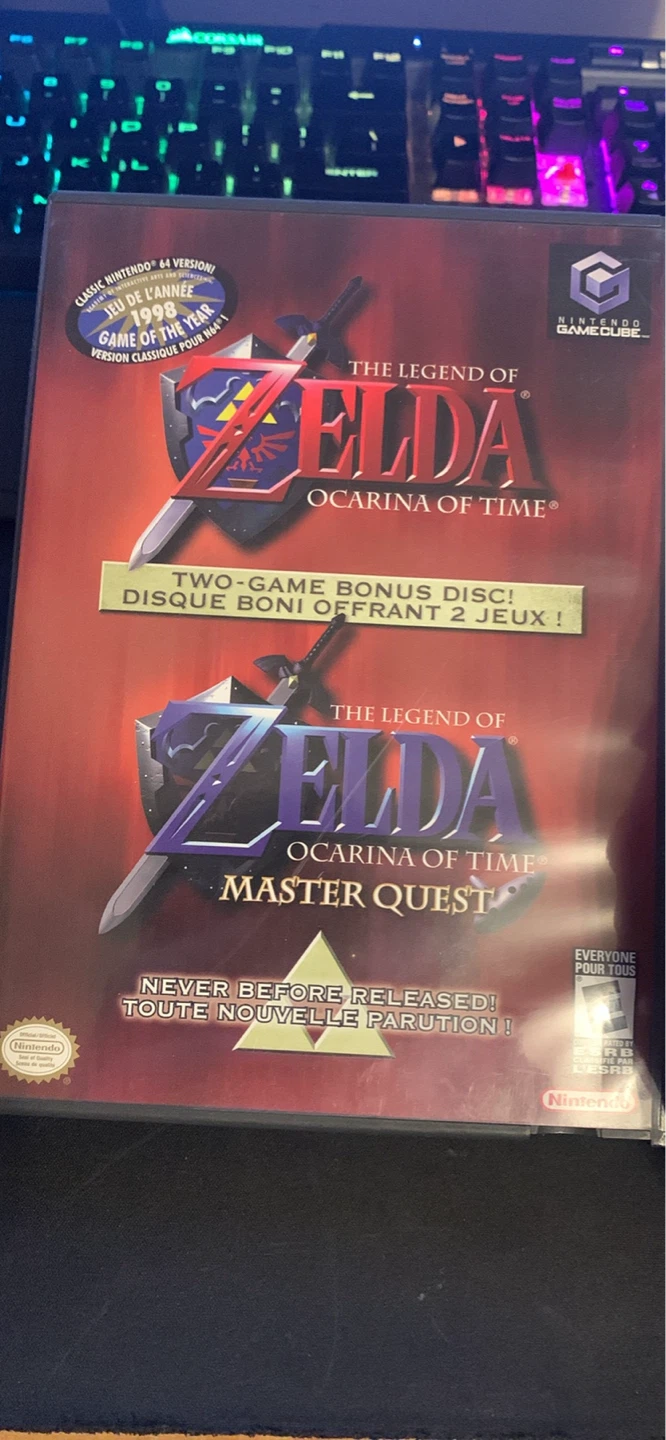 The Legend of Zelda Ocarina of Time / Master Quest GameCube Game