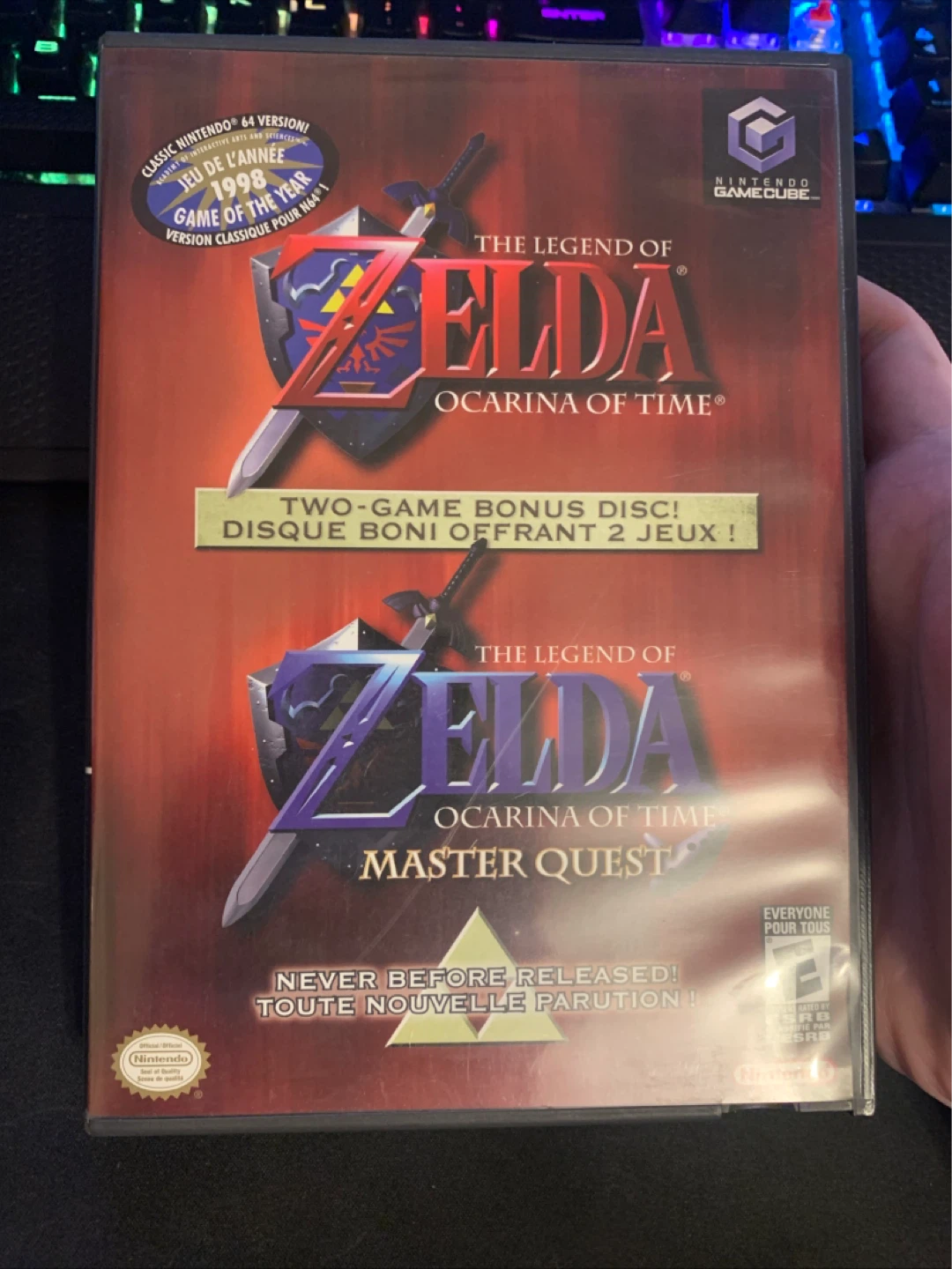 The Legend of Zelda Ocarina of Time / Master Quest GameCube Game - photo 3