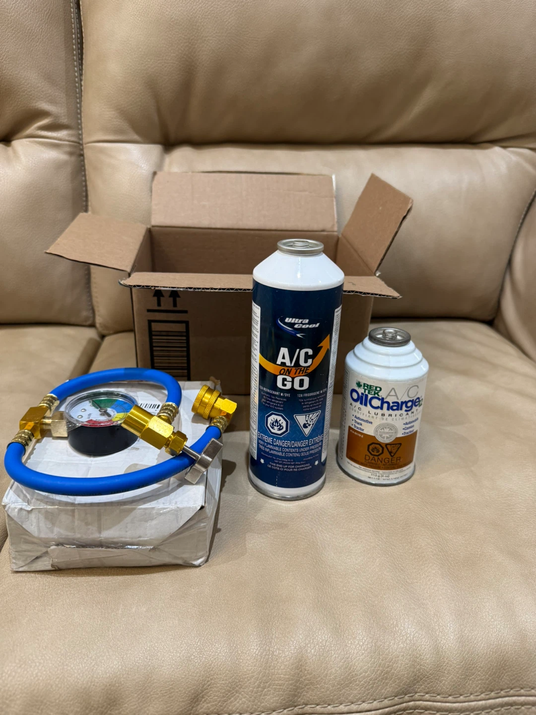 New AC Recharge Kit with Lubricant
