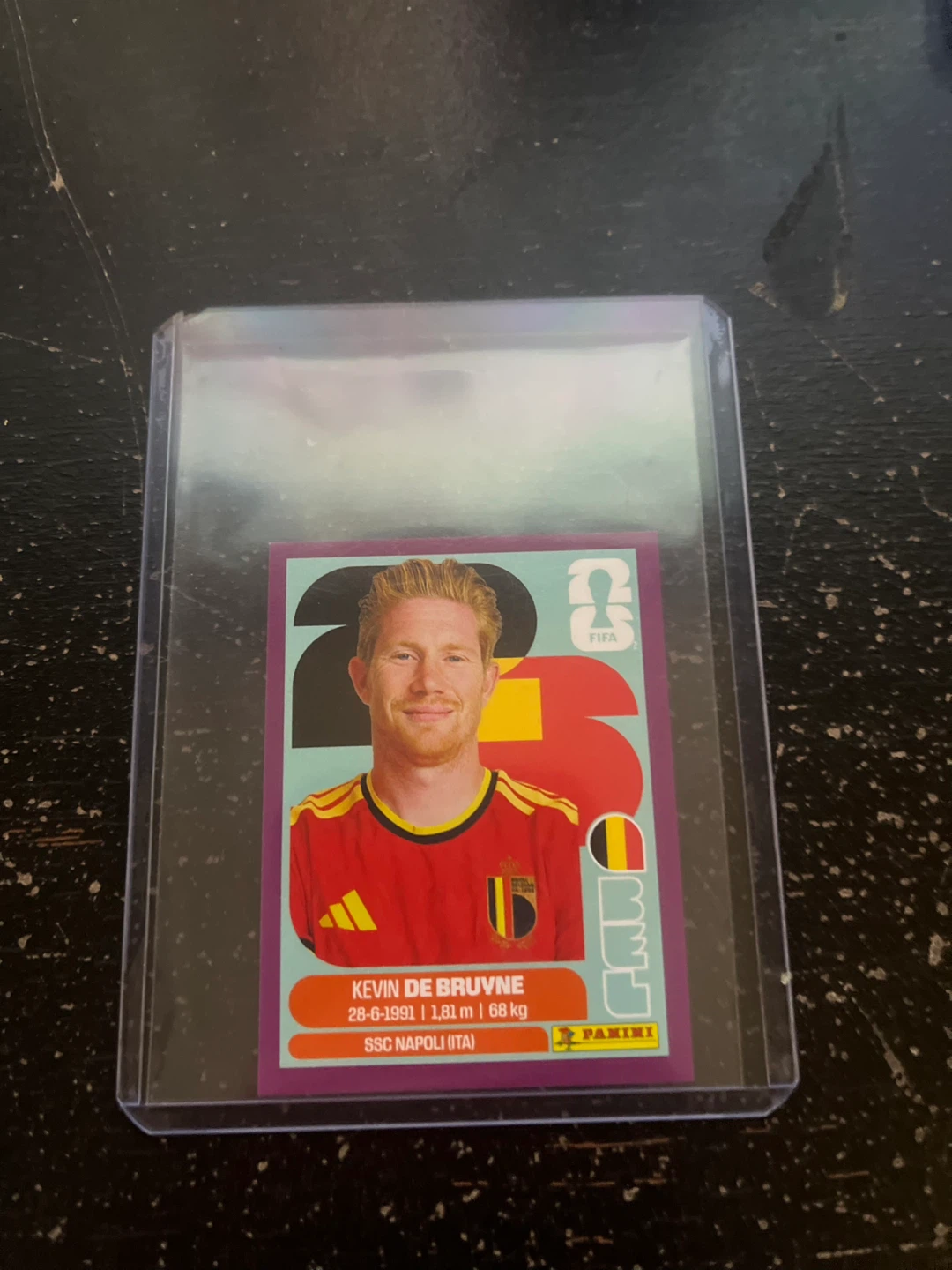 Purple border 1 in 200 Kevin De Bruyne Sticker