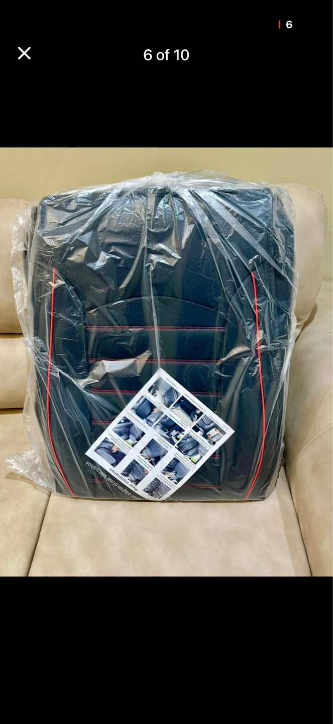 New Universal Leather Car Seat Covers (Full Set) - photo 4