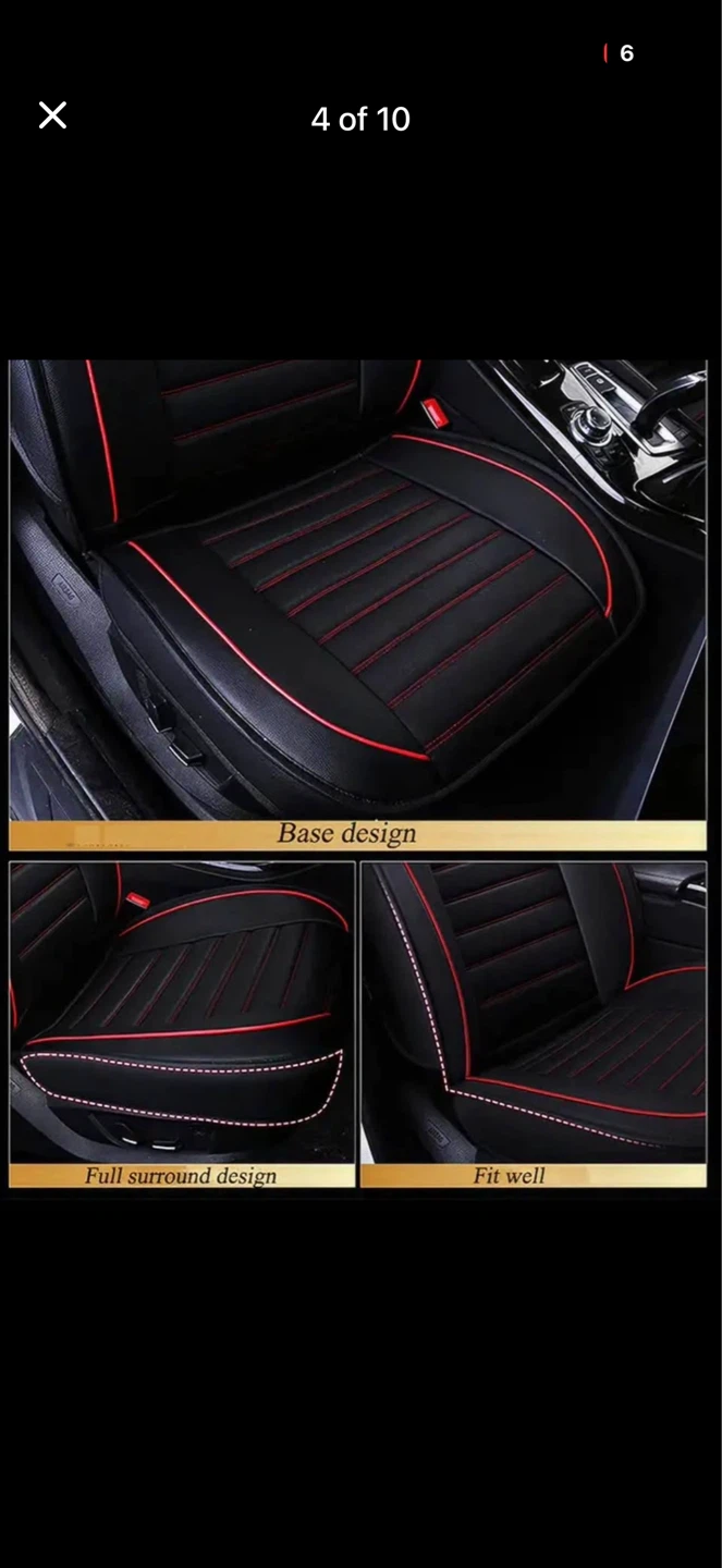 New Universal Leather Car Seat Covers (Full Set) - photo 3