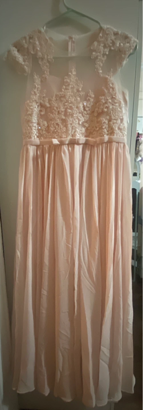 Pink Lace Overlay Dress - photo 4