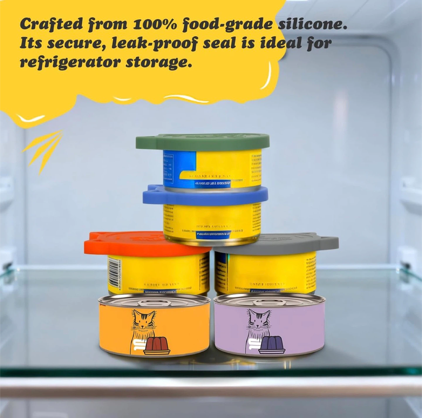 Silicone Can Food Lid - photo 3