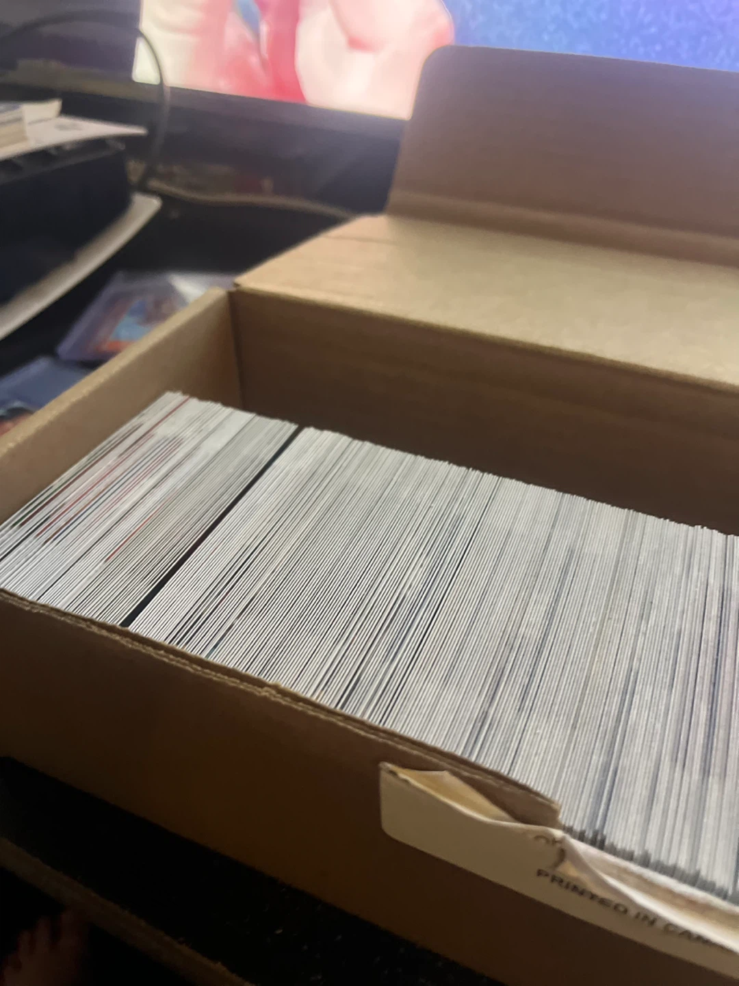 Box of 250 bulk soccer laliga select trading cards