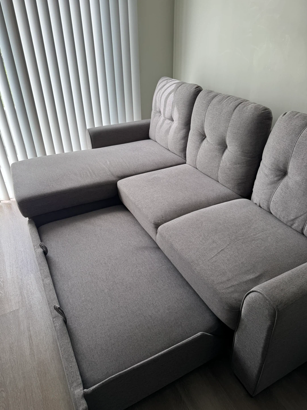 Grey Pullout couch