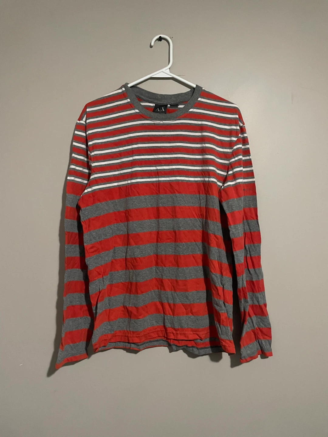 Armani Exchange Striped Long Sleeve Shirt
