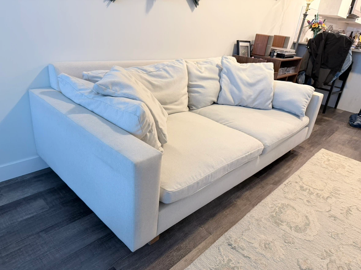 Beige West Elm Harmony Sofa - photo 2