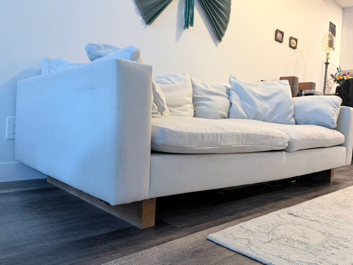 Beige West Elm Harmony Sofa - photo 3