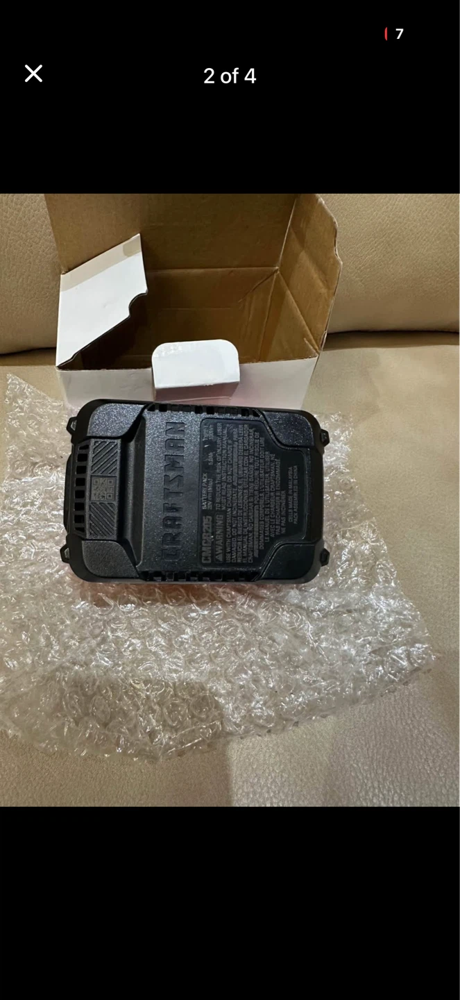 New Craftsman V20 5.0Ah Lithium-Ion Battery - photo 2