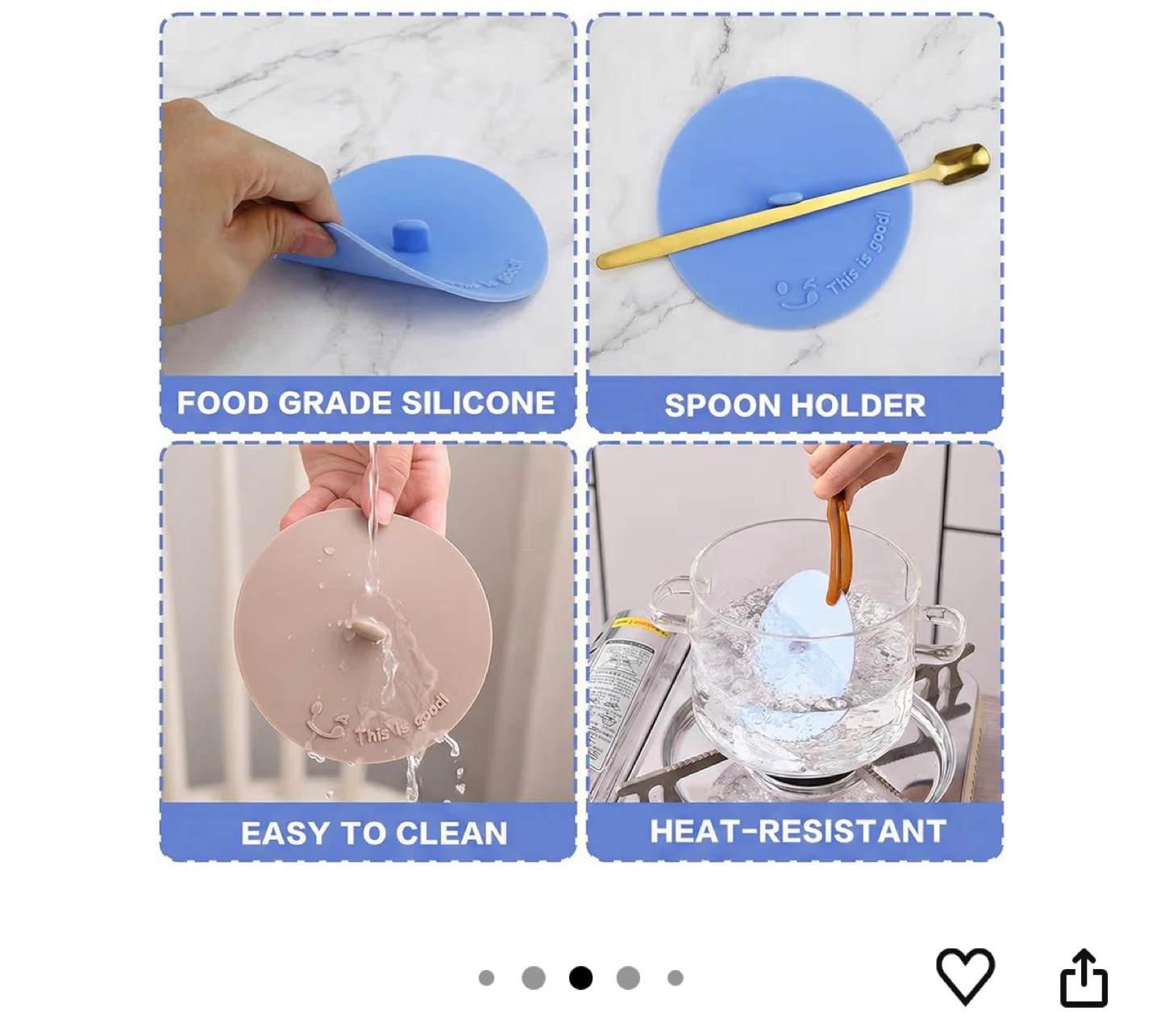 Silicone Cup Cover x2 - photo 4