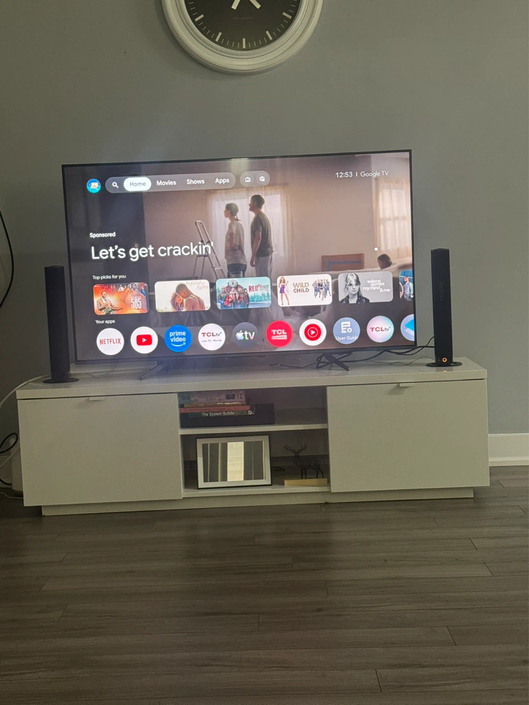 TCL 55" Smart TV and stand for sale - photo 4