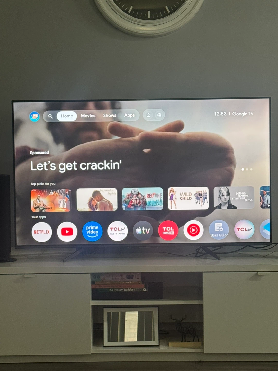 TCL 55" Smart TV and stand for sale - photo 2