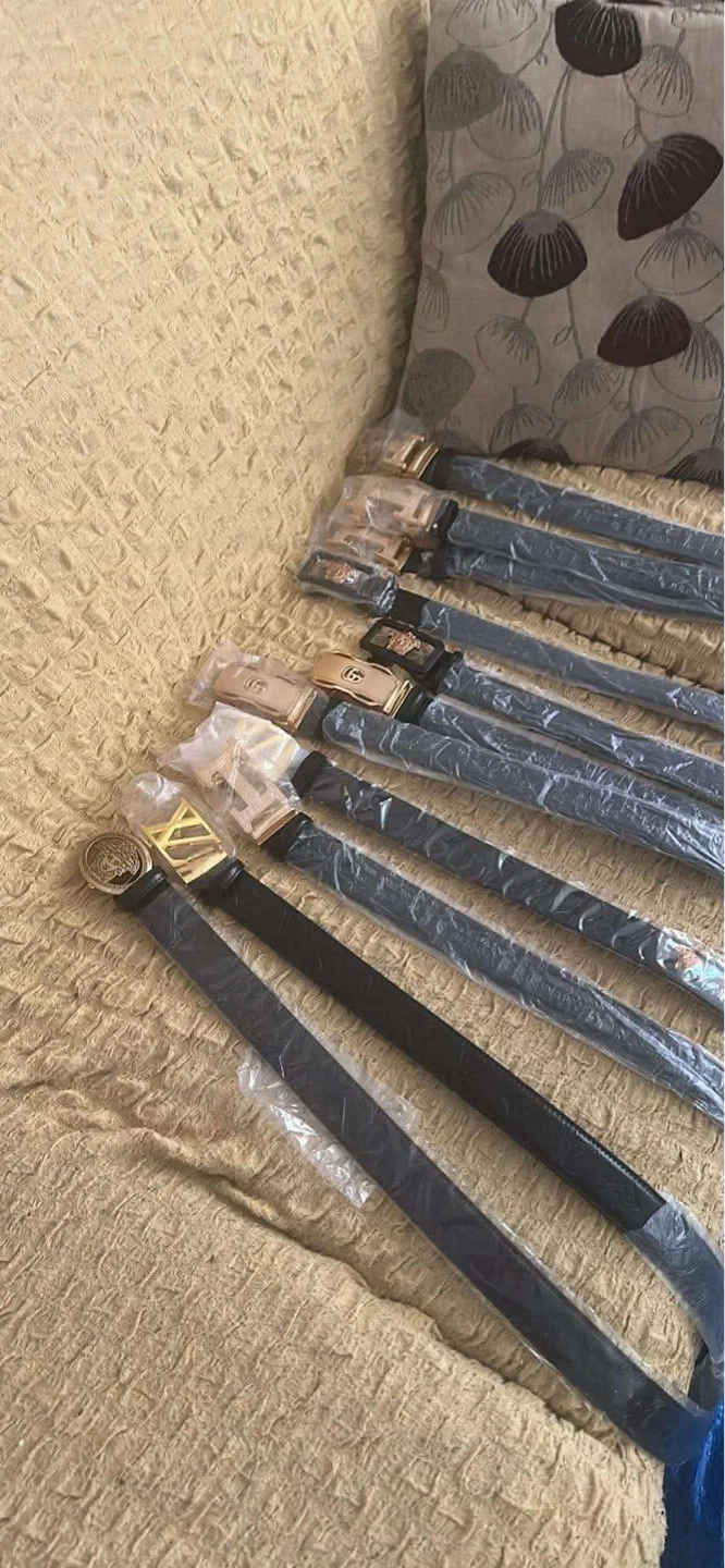 Assorted Designer Belts - Burberry, Versace, Ferragamo, Moncler - photo 5